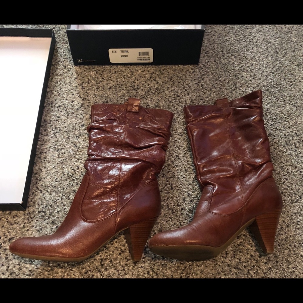 INC Brown Boots